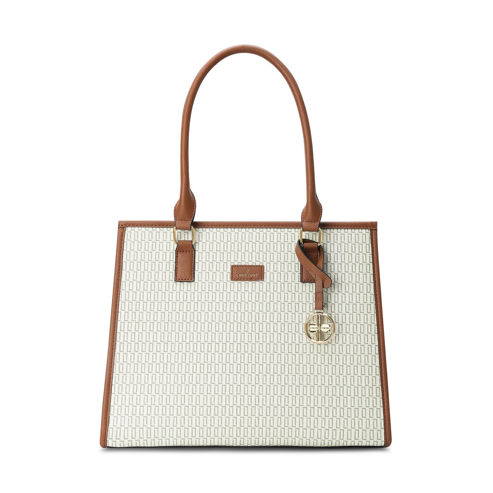 Monogram Quad Large Satchel Bag