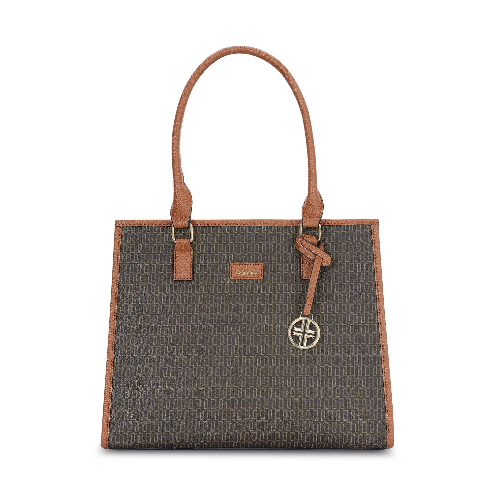 Monogram Quad  Large Satchel Bag