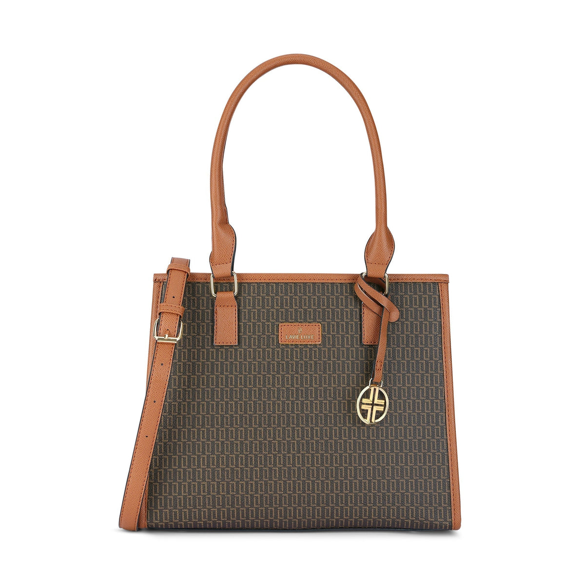 Monogram Quad  Medium Satchel Bag