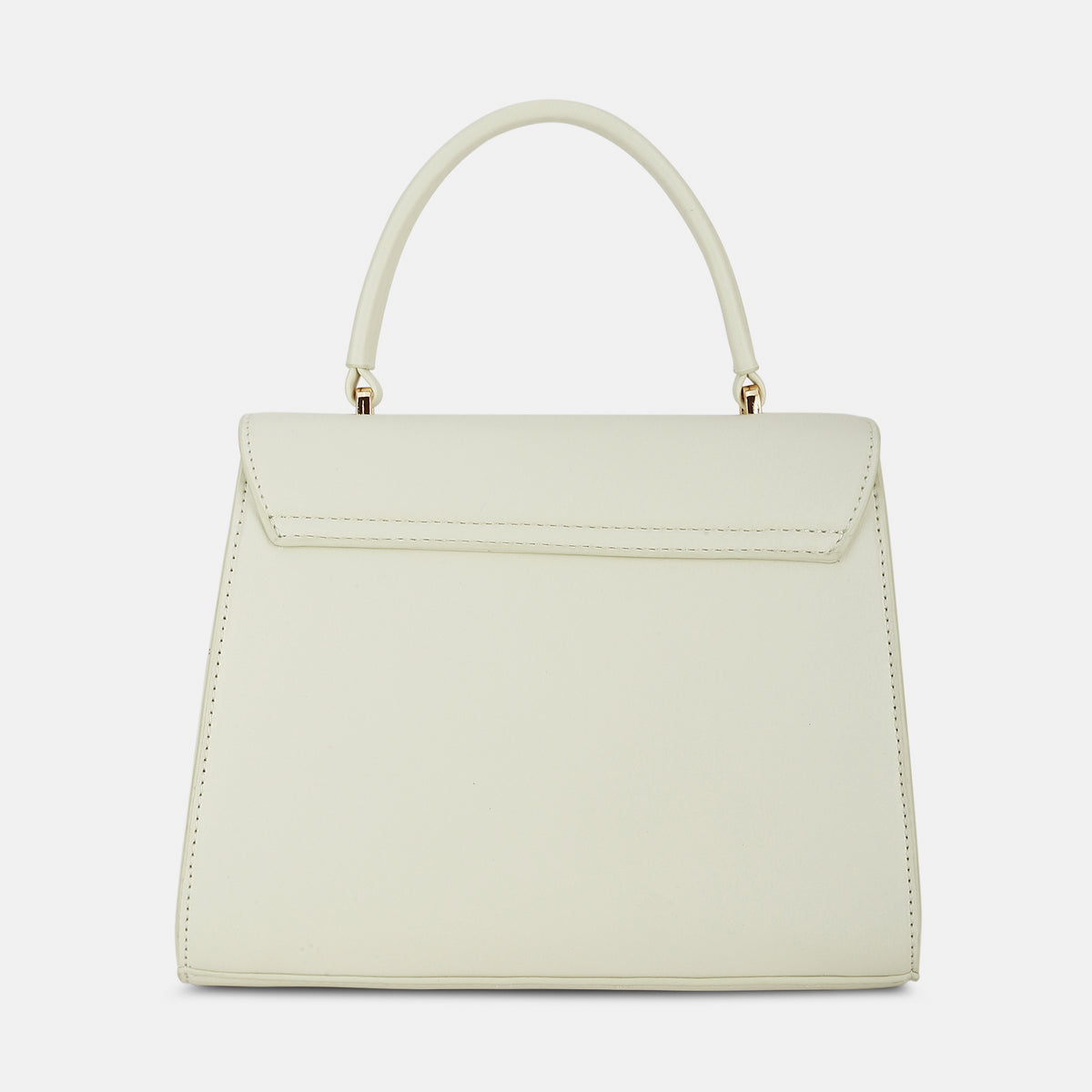 Lavie Luxe Merci Off White Small Women's Flap Satchel