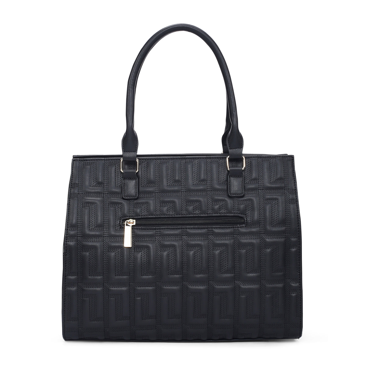 Lavie Luxe Jelly Black Large Women's Satchel