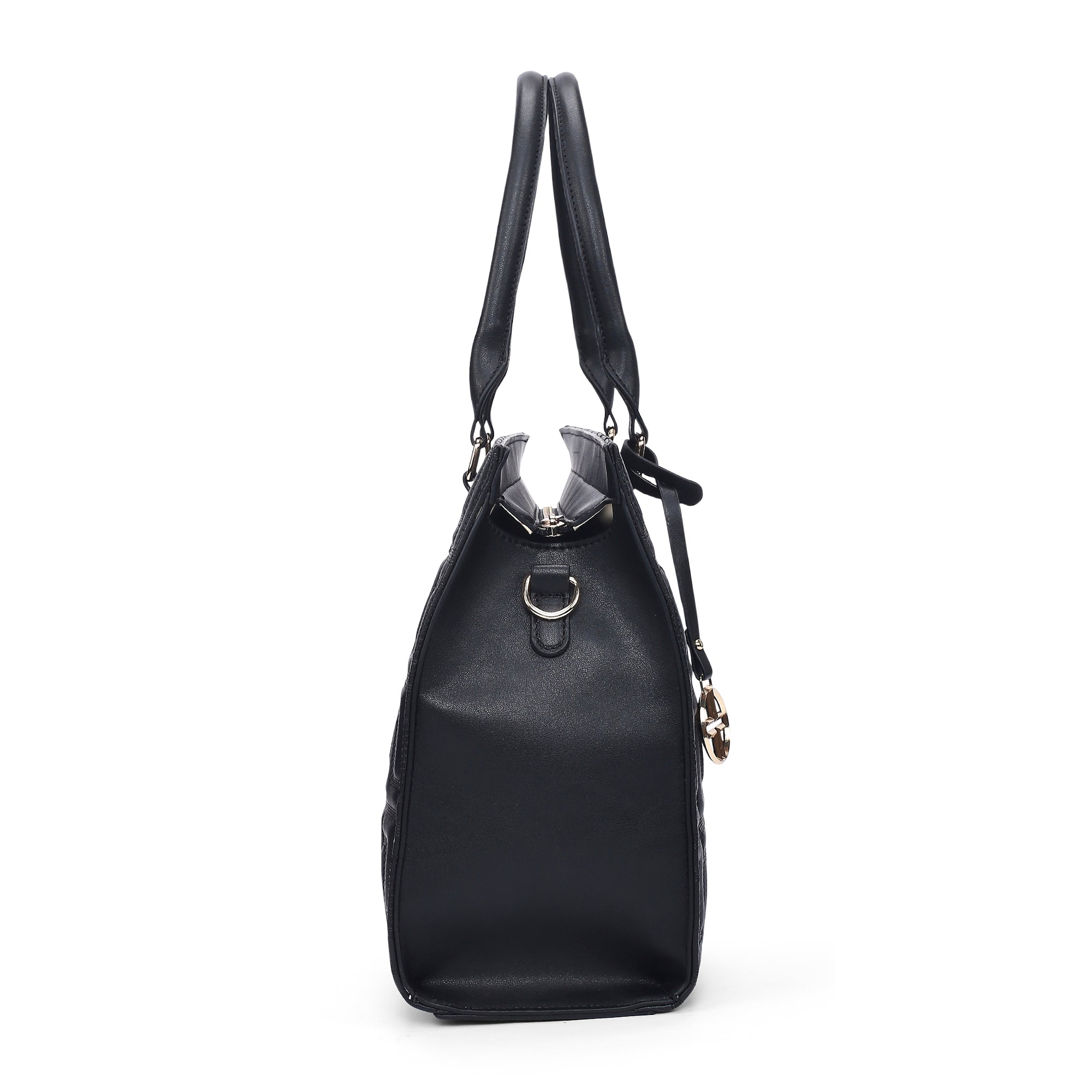 Lavie Luxe Jelly Black Large Women's Satchel