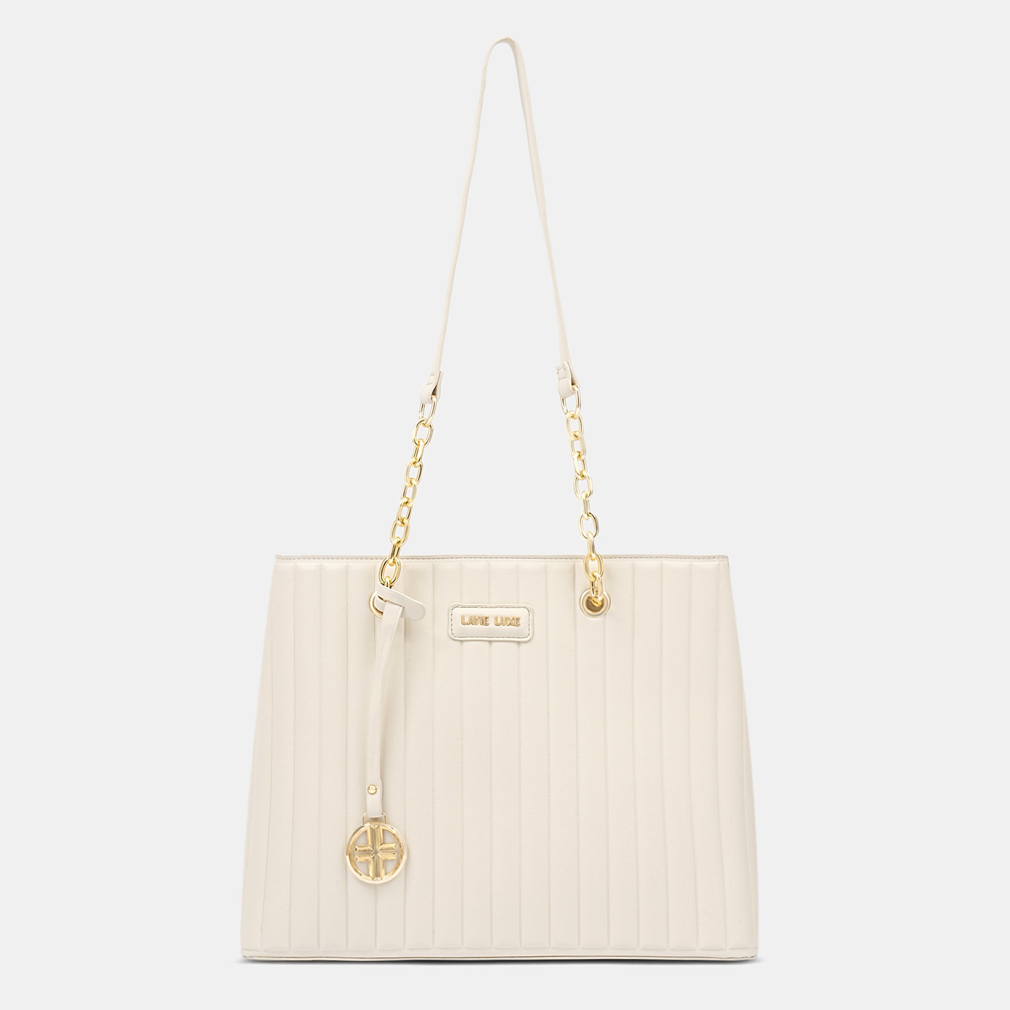 Lavie Luxe Trapez Black Medium Women's Satchel