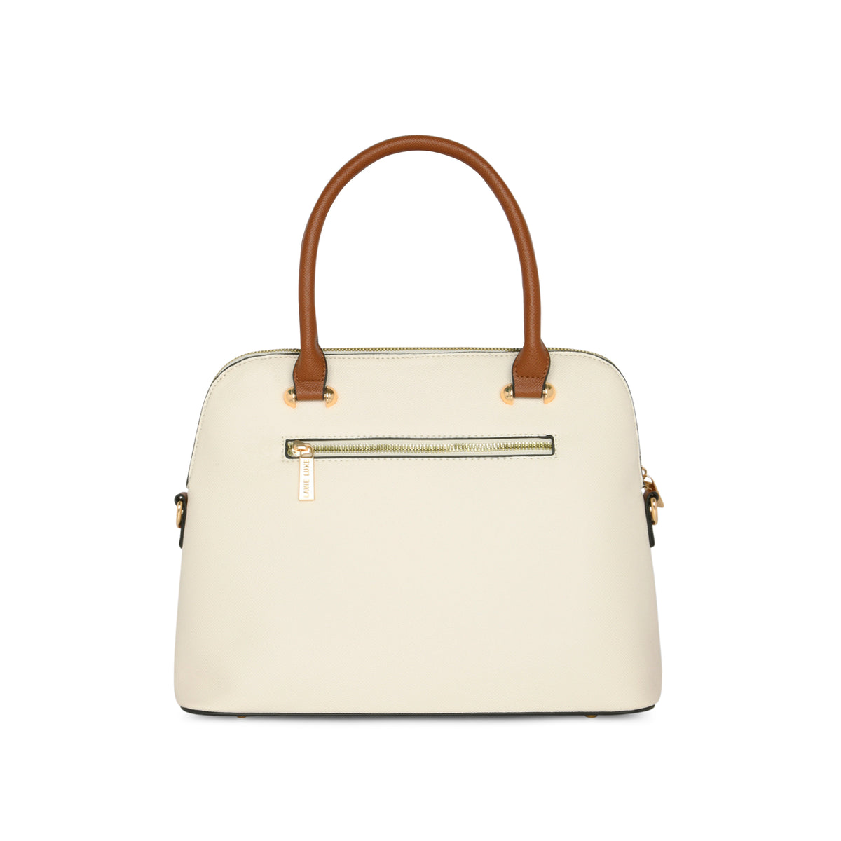 Lavie Luxe Valle Off White Medium Women's Dome Satchel