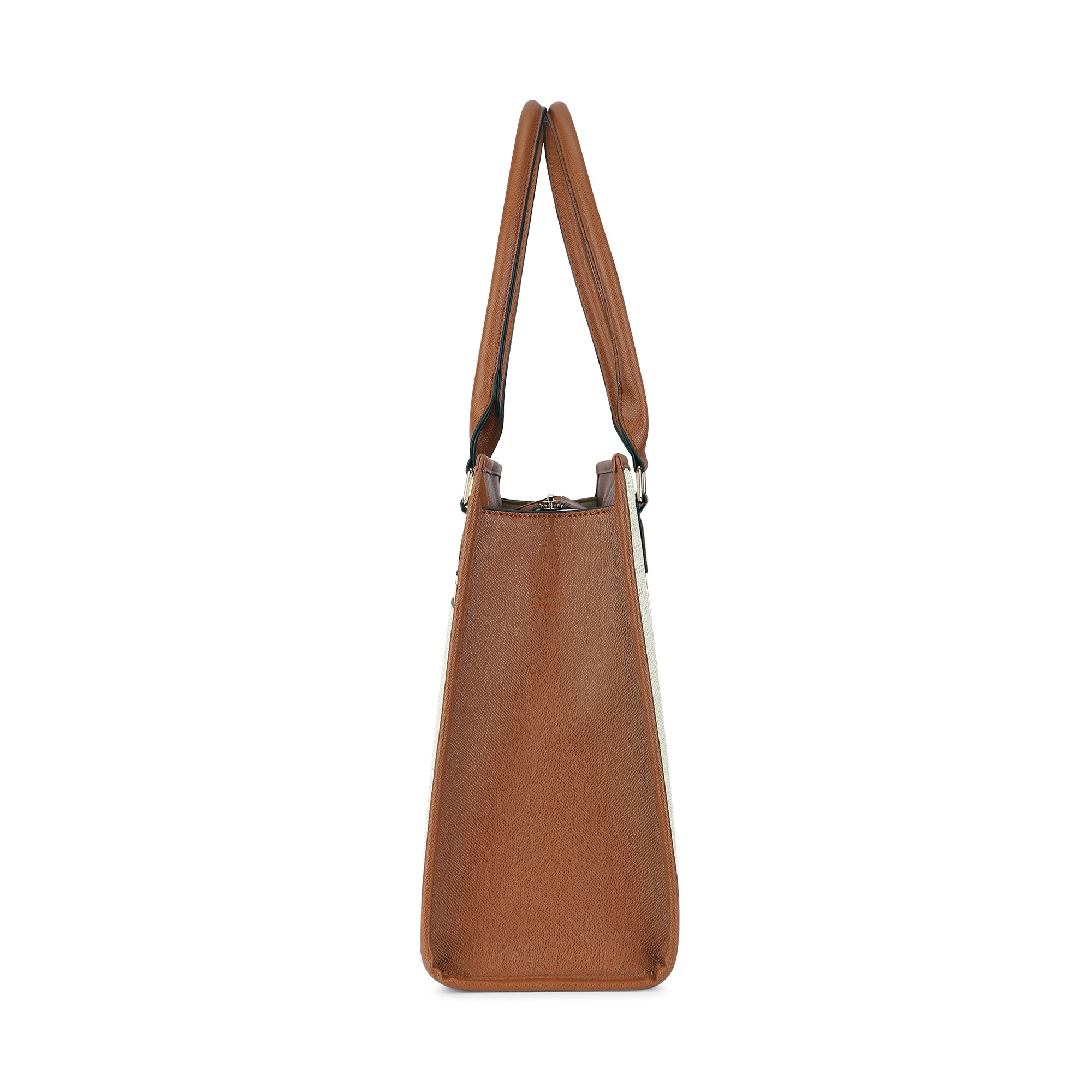 Lavie Luxe Monogram Quad Off White Extra Large Women's Satchel