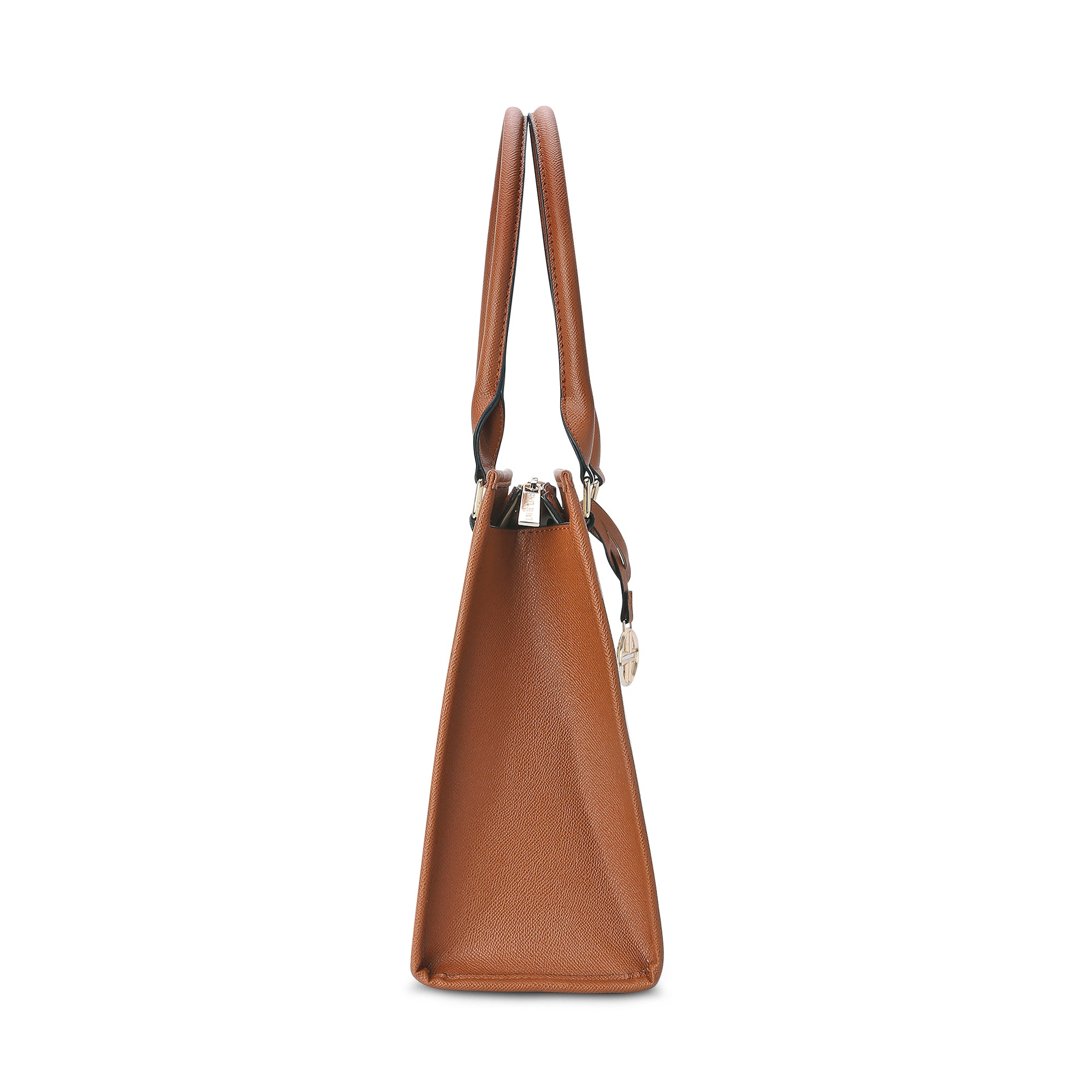 Lavie Luxe Monogram Quad Off White Large Women's Satchel