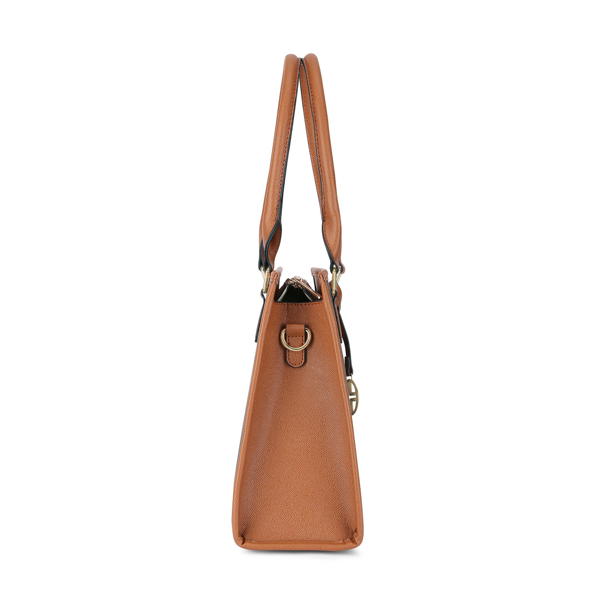 Lavie Luxe Monogram Quad Choco Medium Women's Satchel