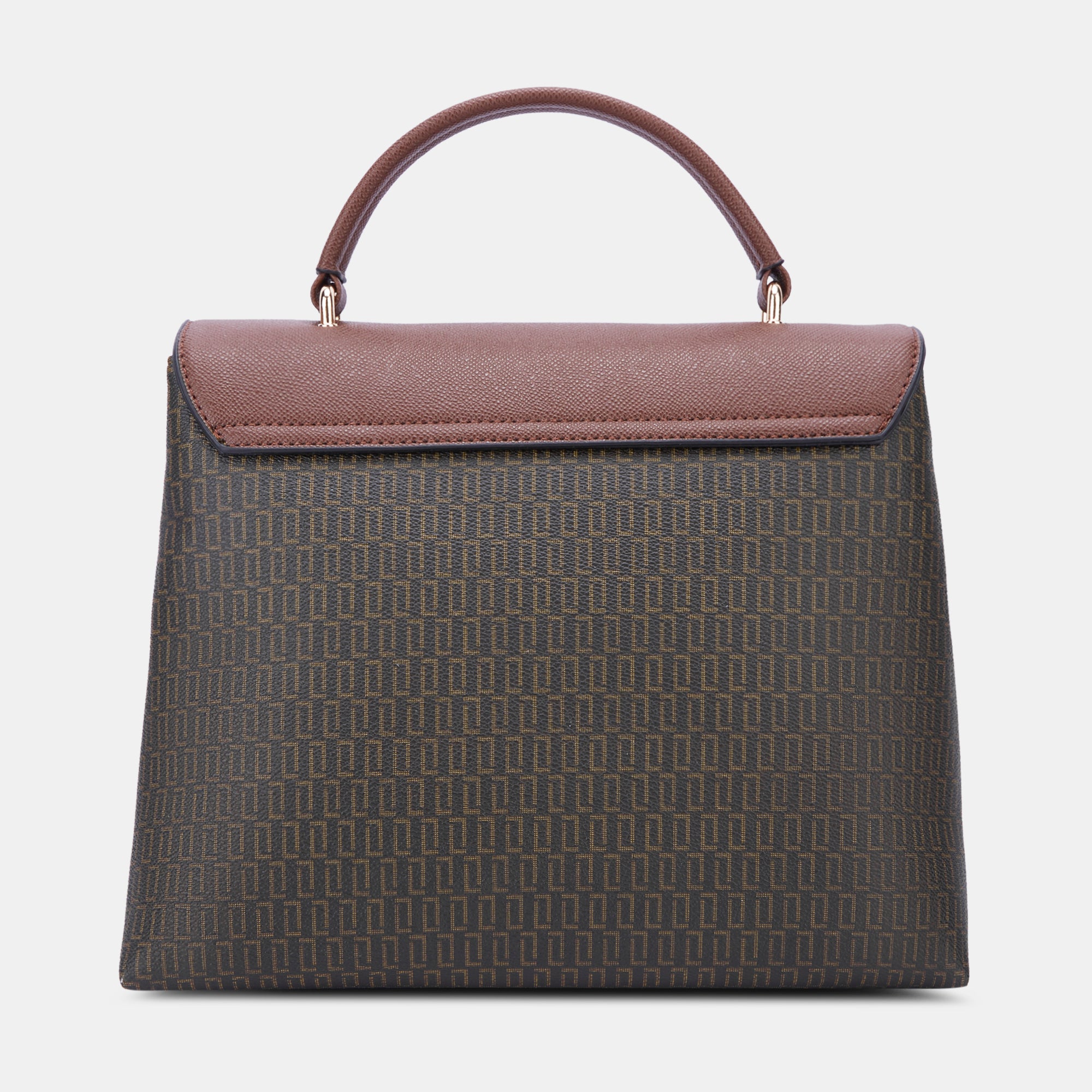 Lavie Luxe Mono Marsh Choco Medium Women's Handbag