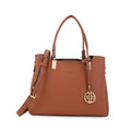 Azura 3 Compartment Medium Tan Handbag