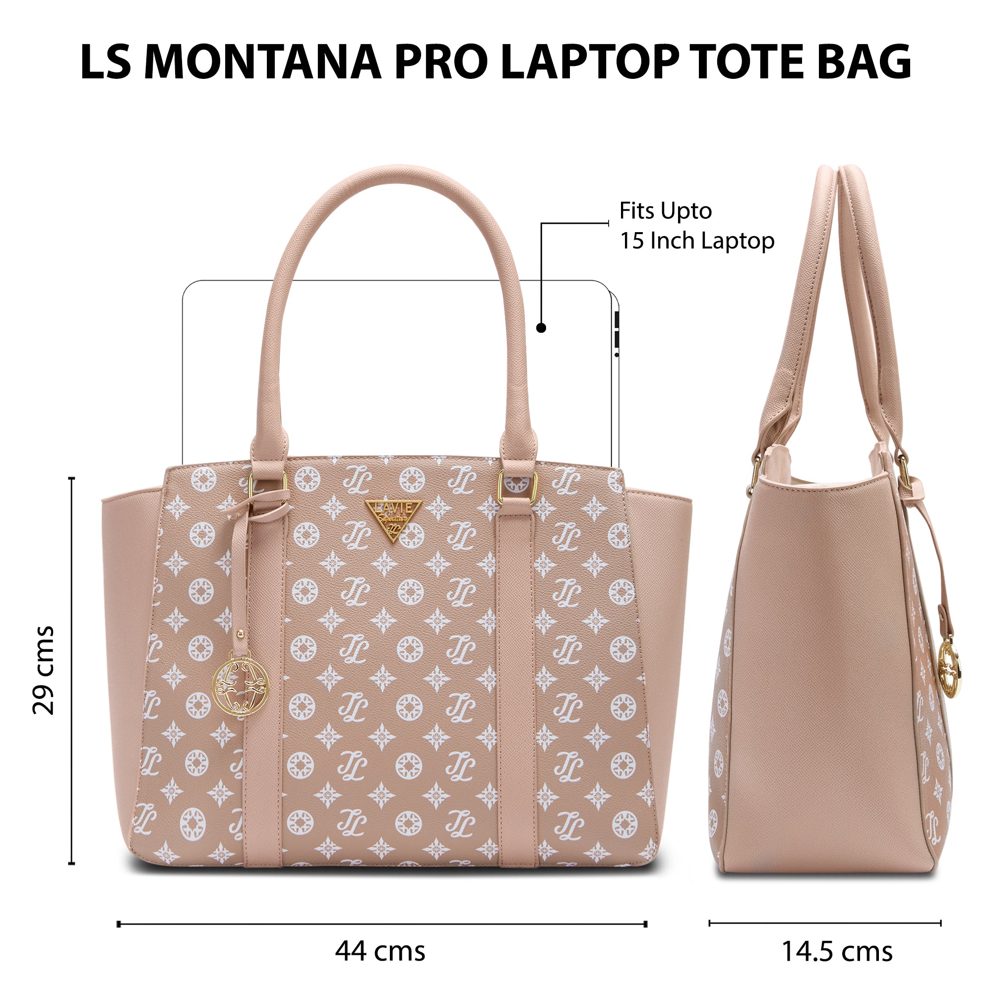 Lavie Signature Montana Large Pink Womens Tote Bag
