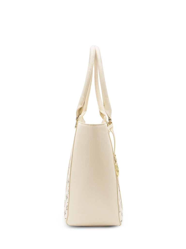 Lavie Signature Montana Large Off White Womens Tote Bag