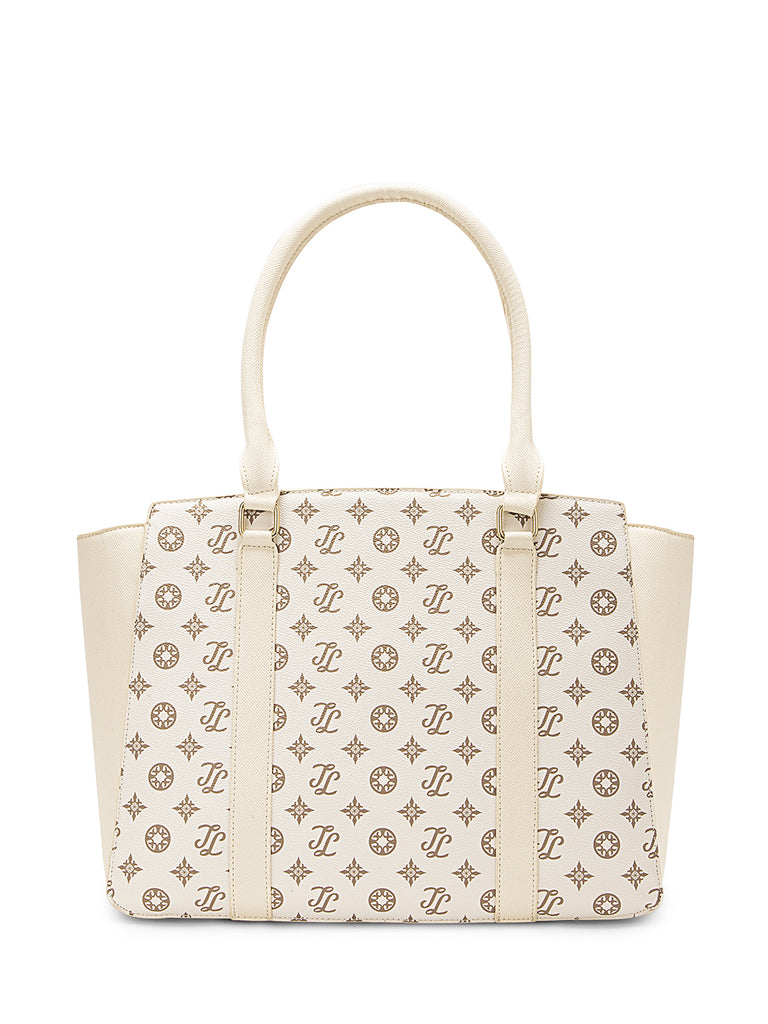 Lavie Signature Montana Large Off White Womens Tote Bag
