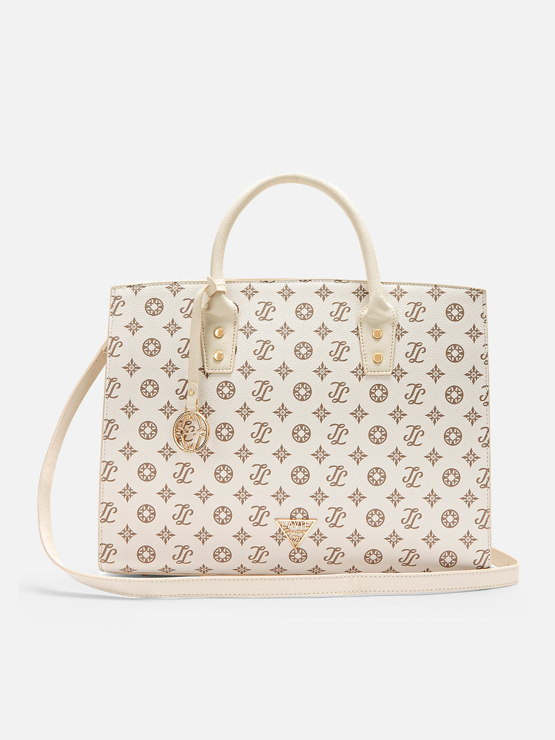 Brooklyn Large Off White Laptop Handbag