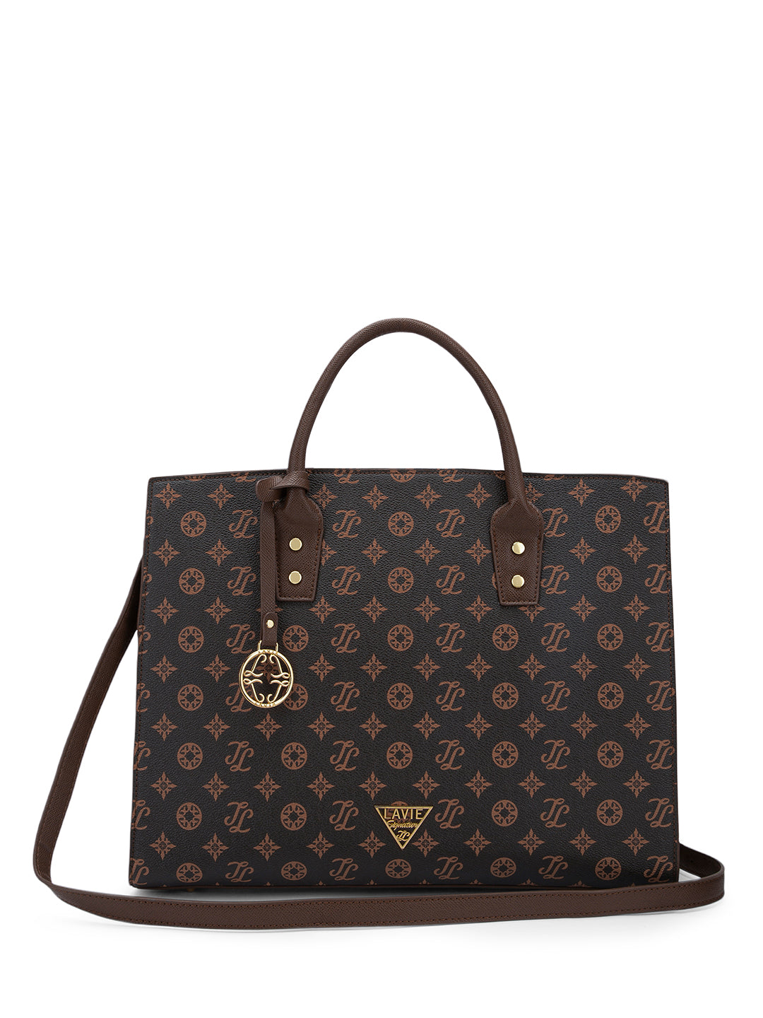 Buy Duo Kelly Large Satchel Bag Tote Bag Bag Black Online – Lavie
