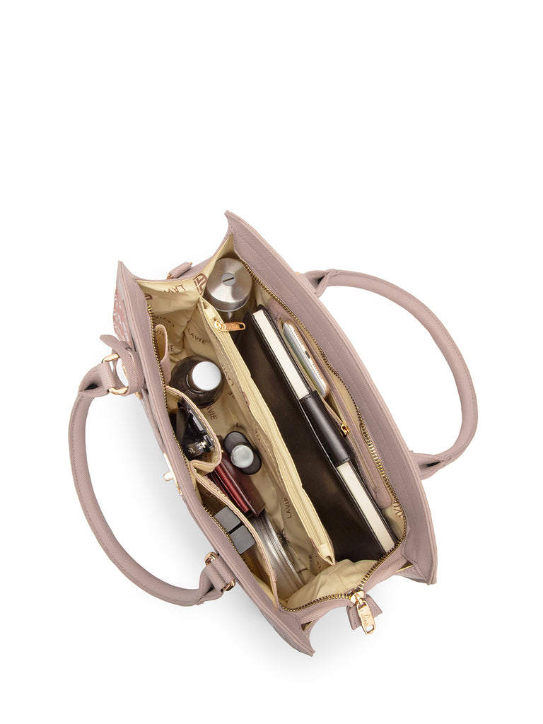 Lavie Signature Manhattan Medium Pink Womens Satchel