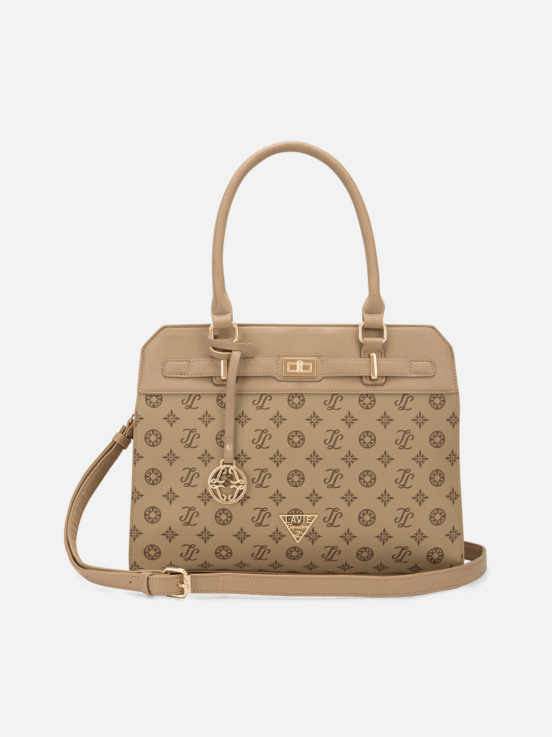 Manhattan Medium Taupe Satchel Bag