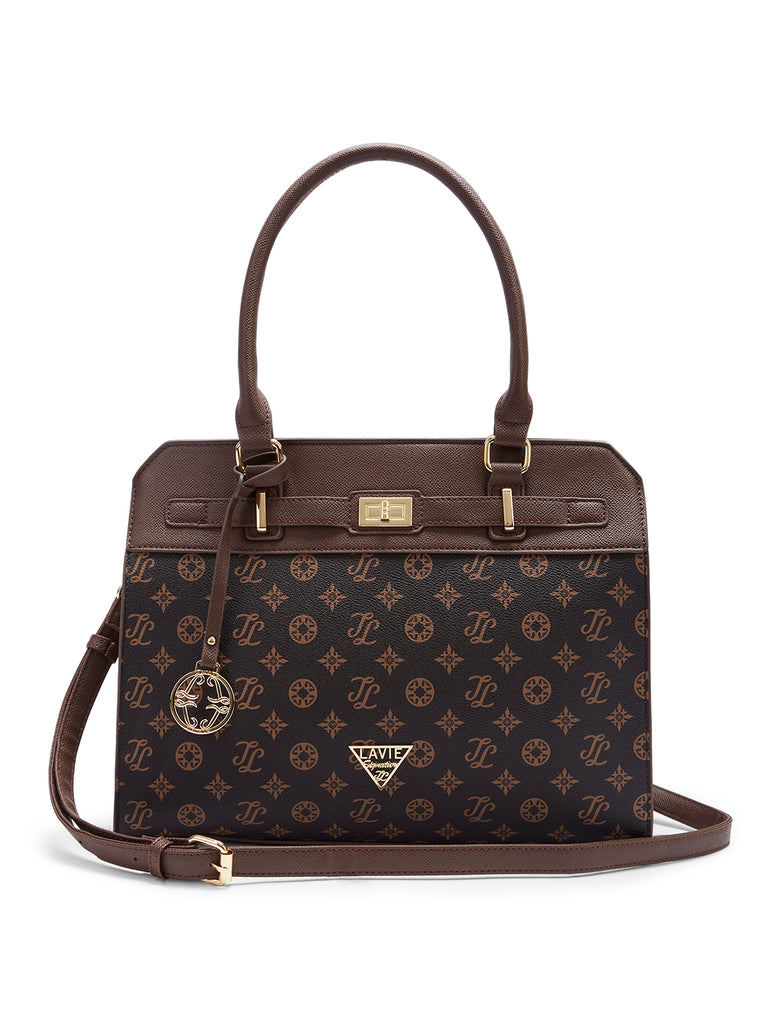 Lavie Signature Manhattan Medium Choco Womens Satchel