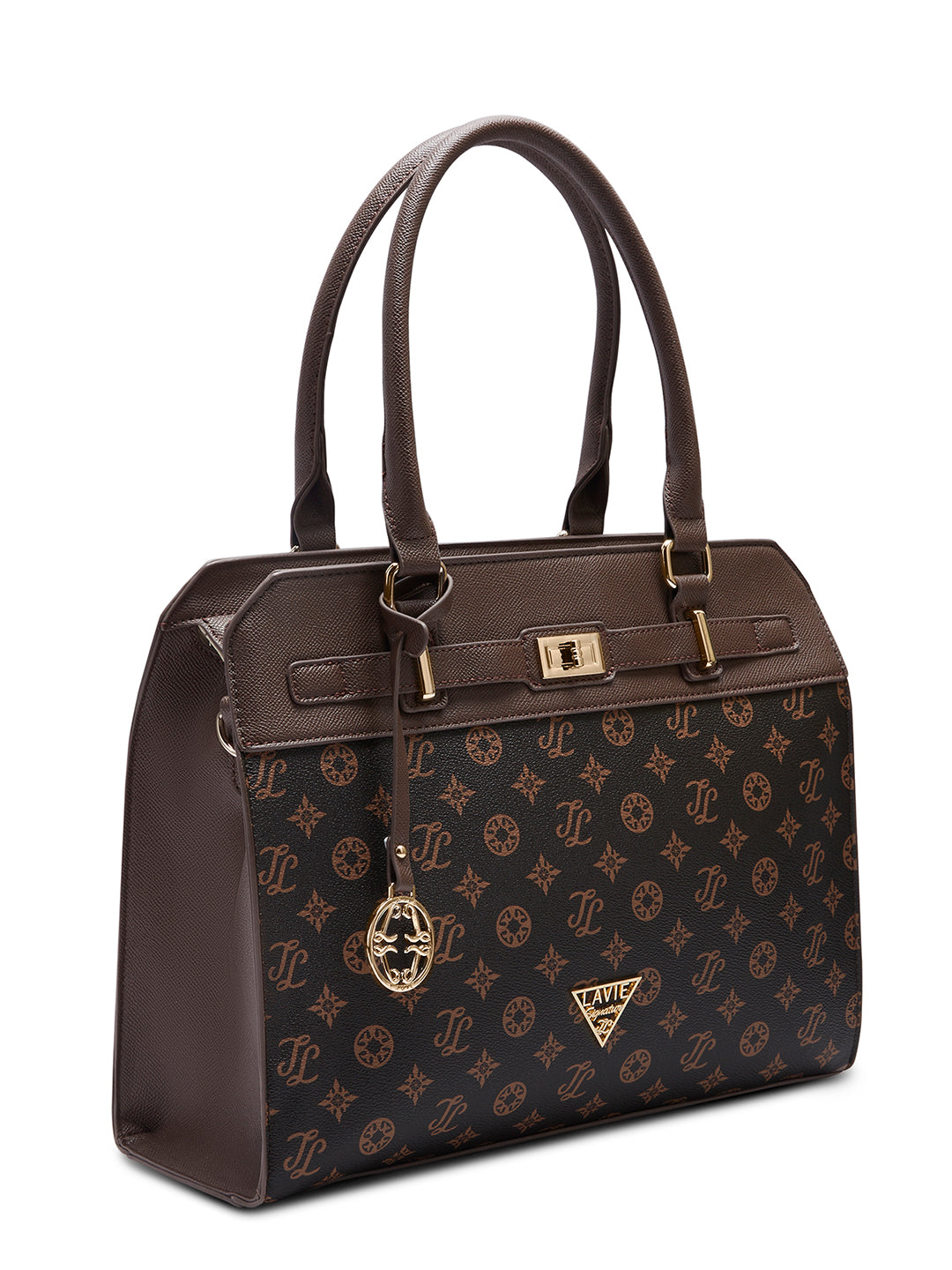Lavie Signature Manhattan Medium Choco Womens Satchel