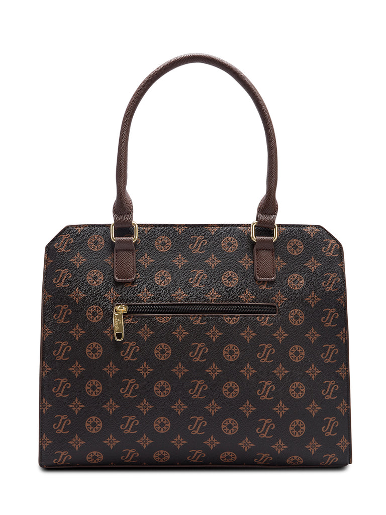 Lavie Signature Manhattan Medium Choco Womens Satchel