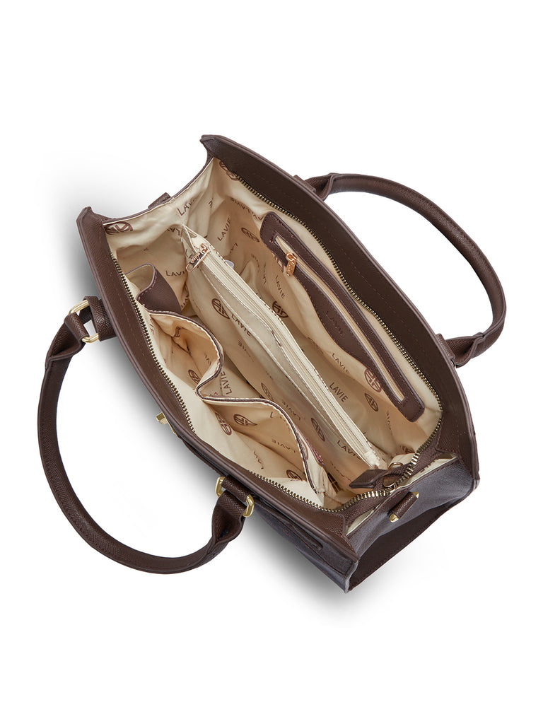 Lavie Signature Manhattan Medium Choco Womens Satchel