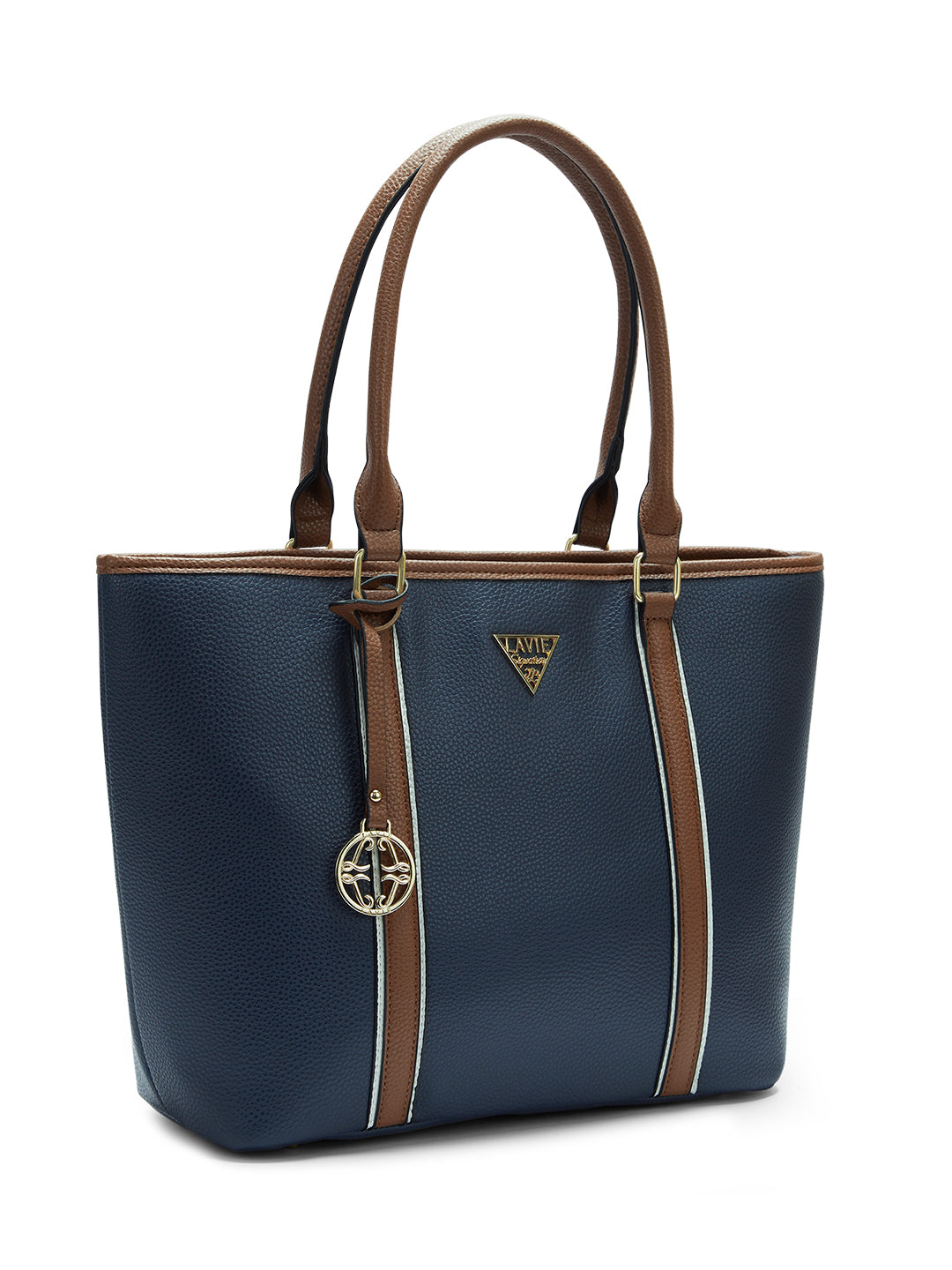 Lavie Signature Las Vegas Large Navy Womens Tote Bag