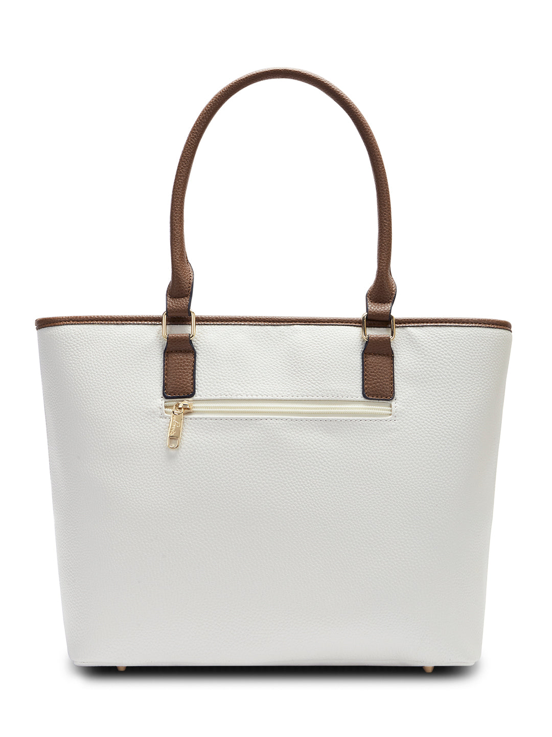 Lavie Signature Las Vegas Large Off White Womens Tote Bag