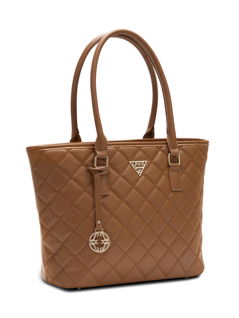 Lavie Signature Boston Large Tan Womens Tote Bag