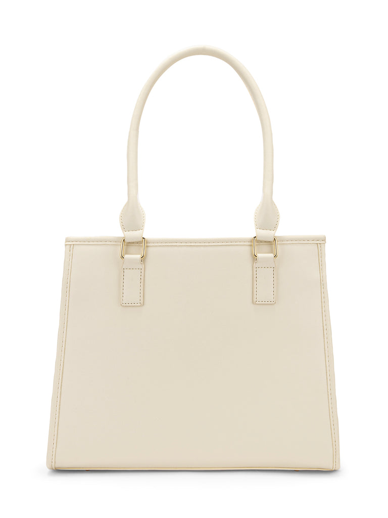 Lavie Signature California Medium Off White Womens Satchel