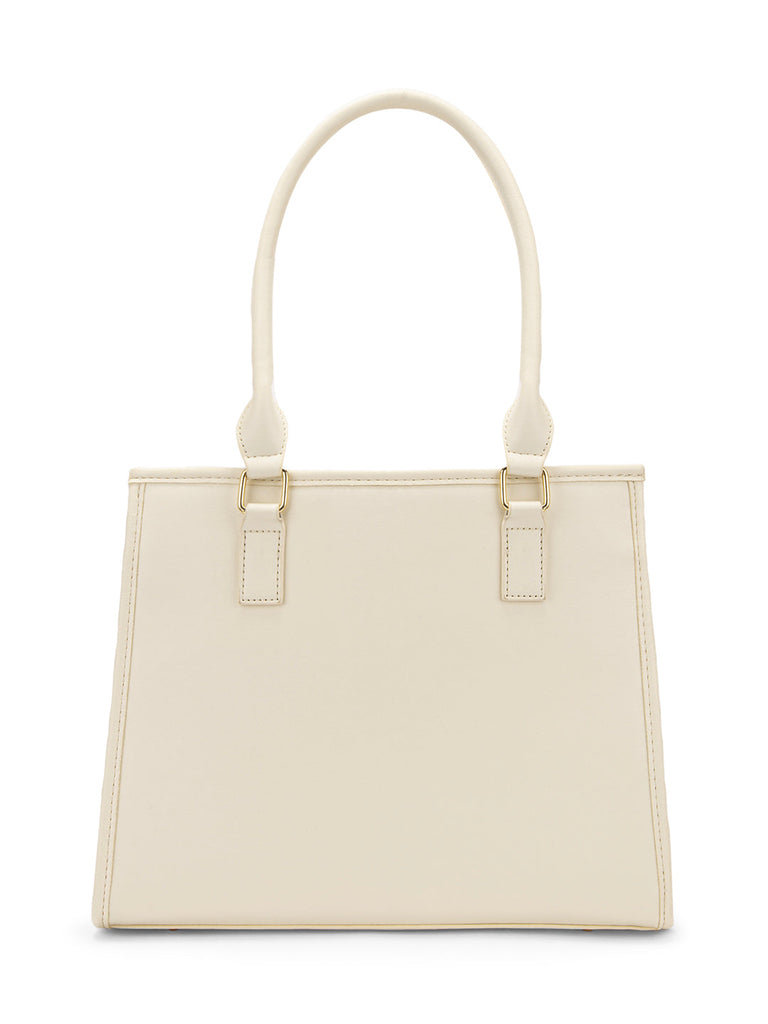 Lavie Signature California Medium Off White Womens Satchel