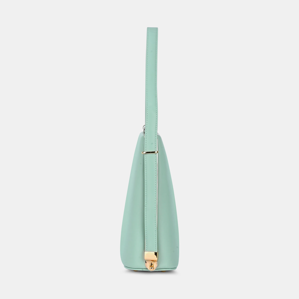 Lavie Luxe Glare Mint Medium Women's Framed Bag