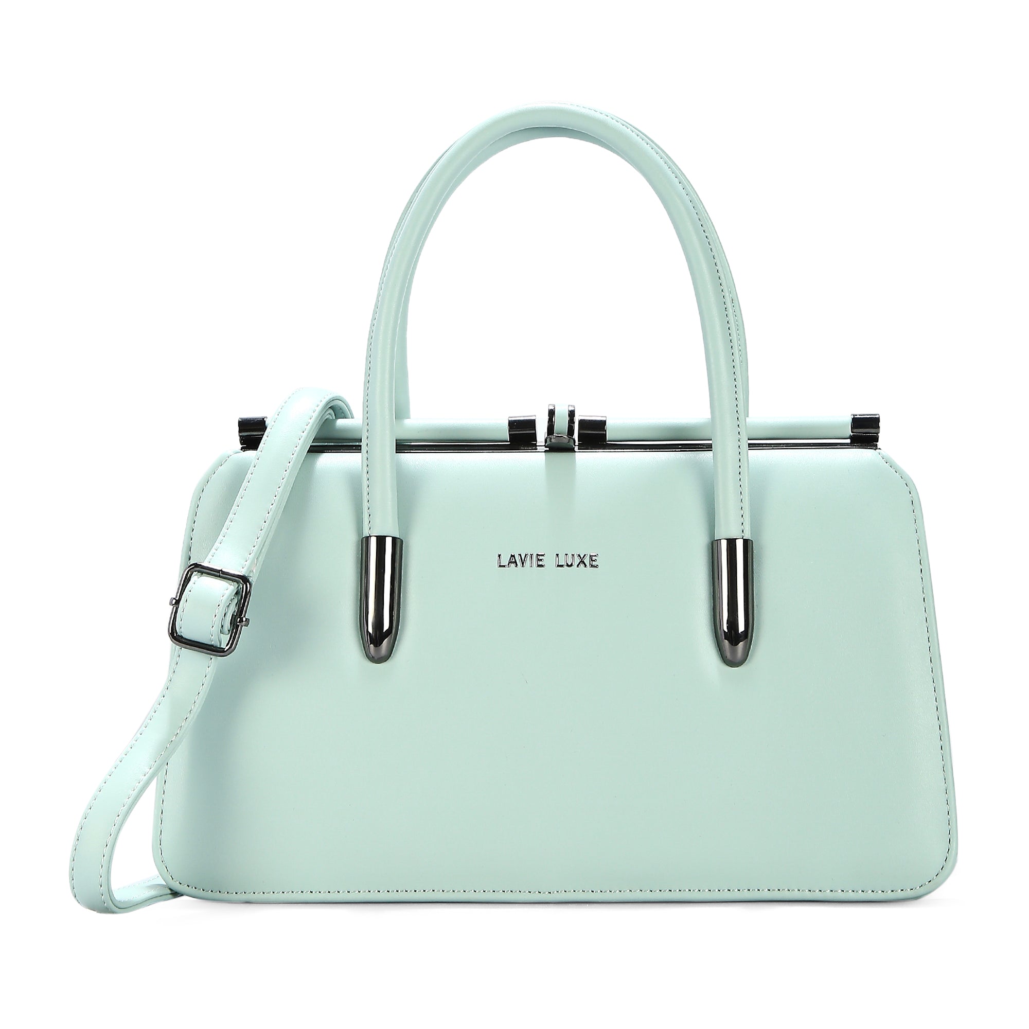Lavie Luxe Book Frame Mint Medium Women's Framed Bag
