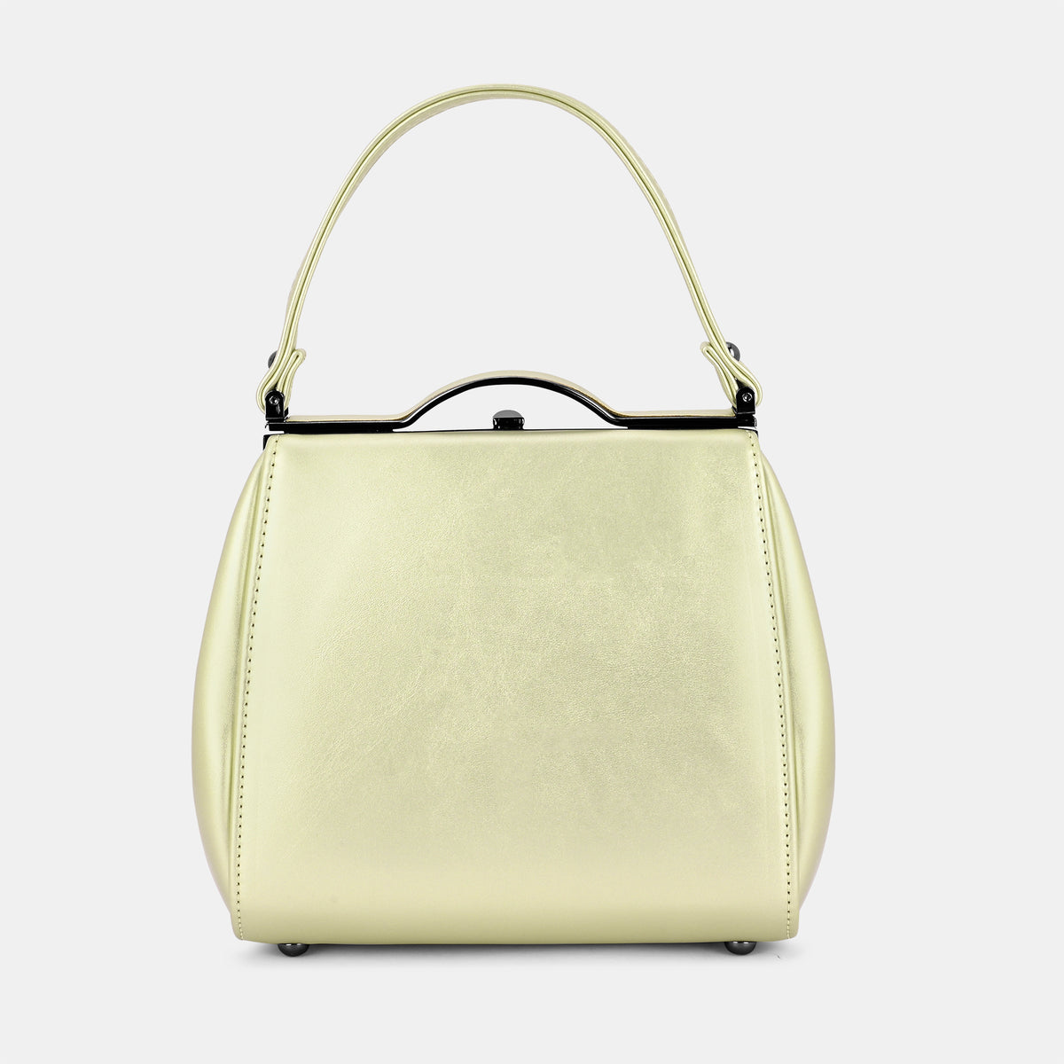 Lavie Luxe Fluff Frame Gold Medium Women's Framed Bag