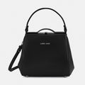 Fluff Frame Framed Small Black Handbag