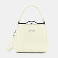 Fluff Frame Framed Small Off White Handbag
