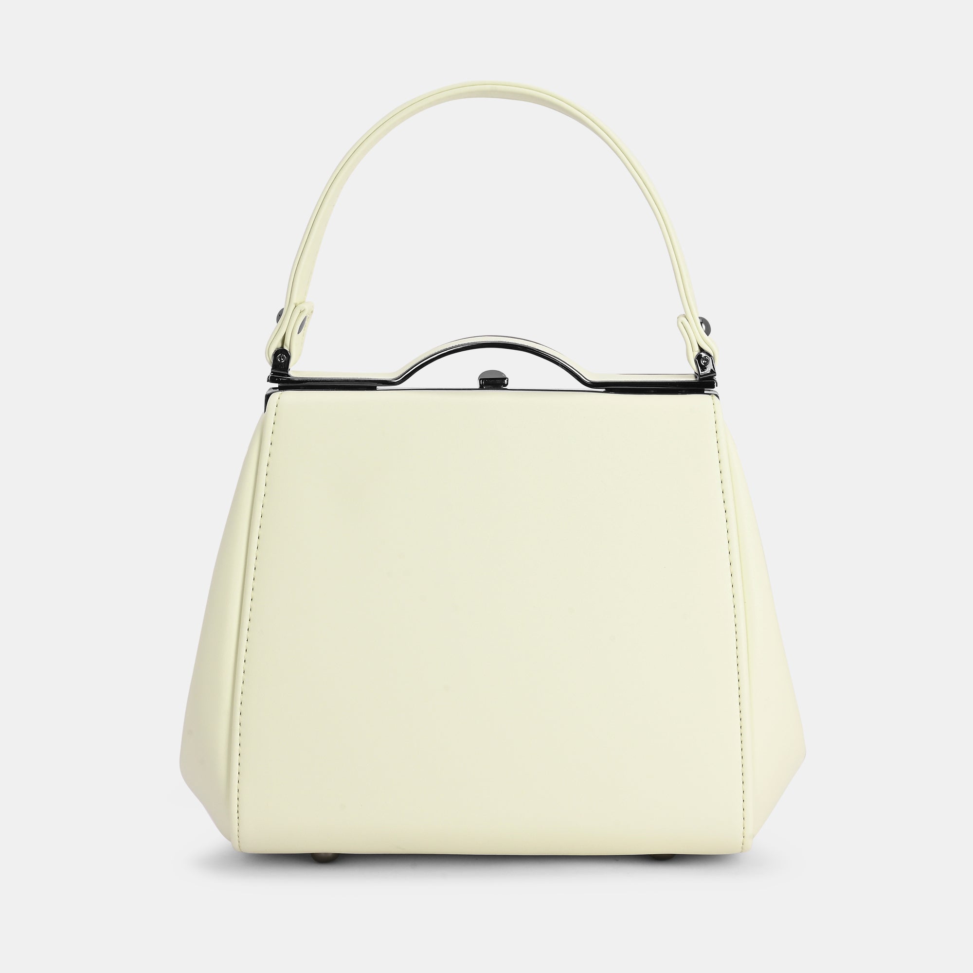 Lavie Luxe Fluff Frame Offwhite Medium Women's Framed Bag