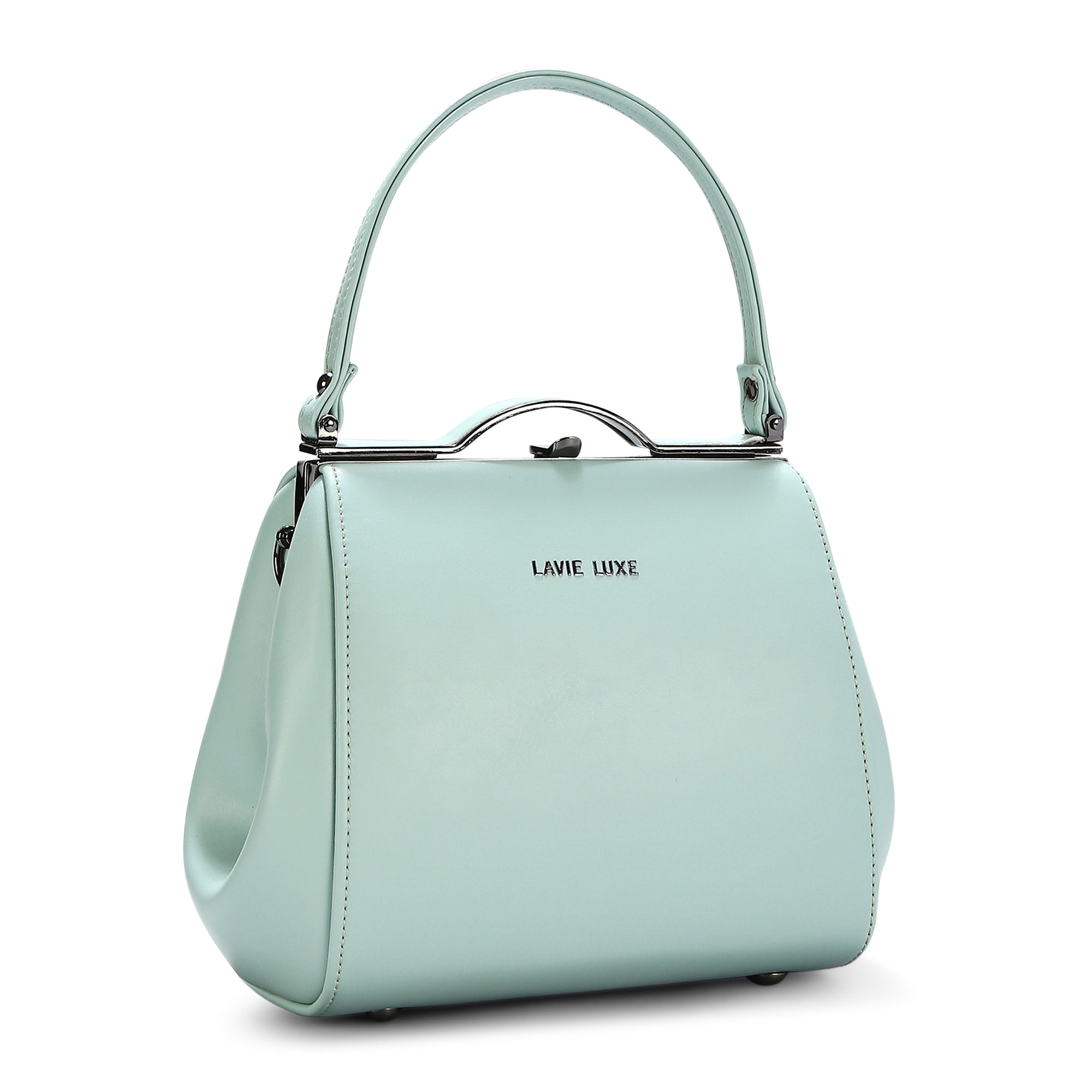 Lavie Luxe Fluff Frame Mint Medium Women's Framed Bag