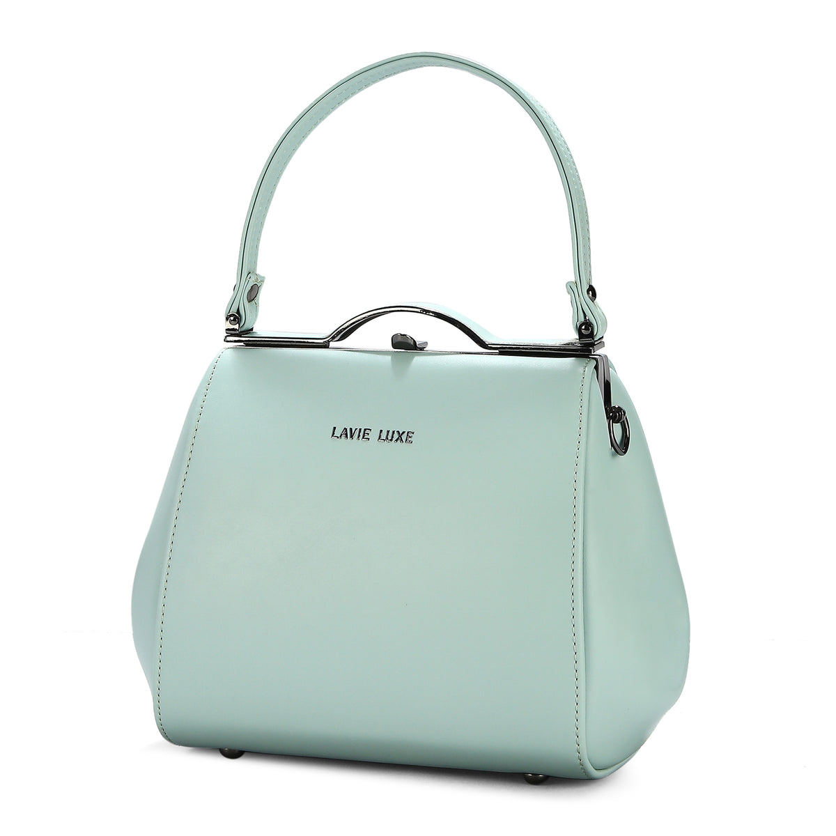 Lavie Luxe Fluff Frame Mint Medium Women's Framed Bag