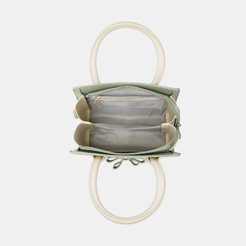 Lavie Luxe Knot Mint Medium Women's Satchel Bag