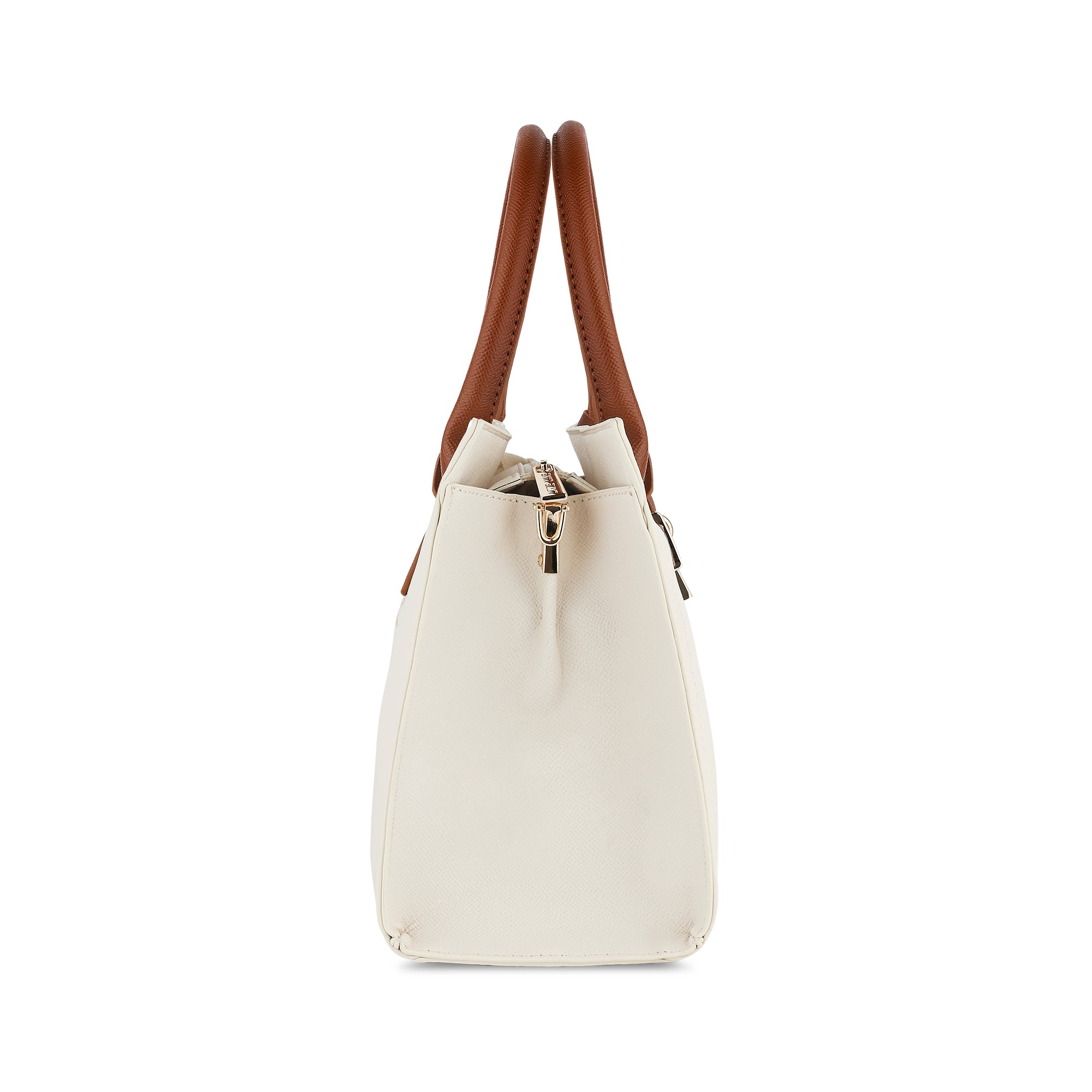 Lavie Luxe Strap Off White Medium Women'S Satchel