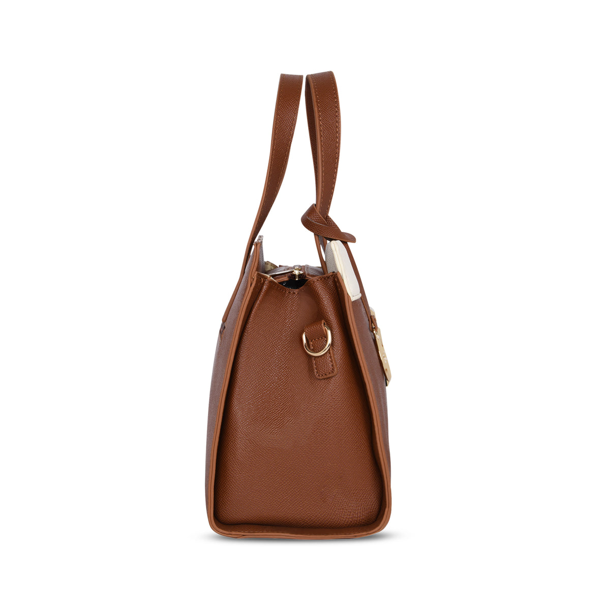 Lavie Luxe Gehry Tan Medium Women'S Satchel