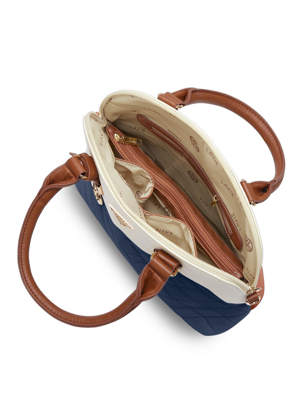 Lavie Signature Texas Medium Navy Womens Satchel