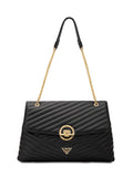Denver Large Quilted Flap Satchel Bag
