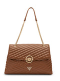 Denver Large Quilted Flap Satchel Bag