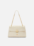 Denver Large Off White Satchel Bag