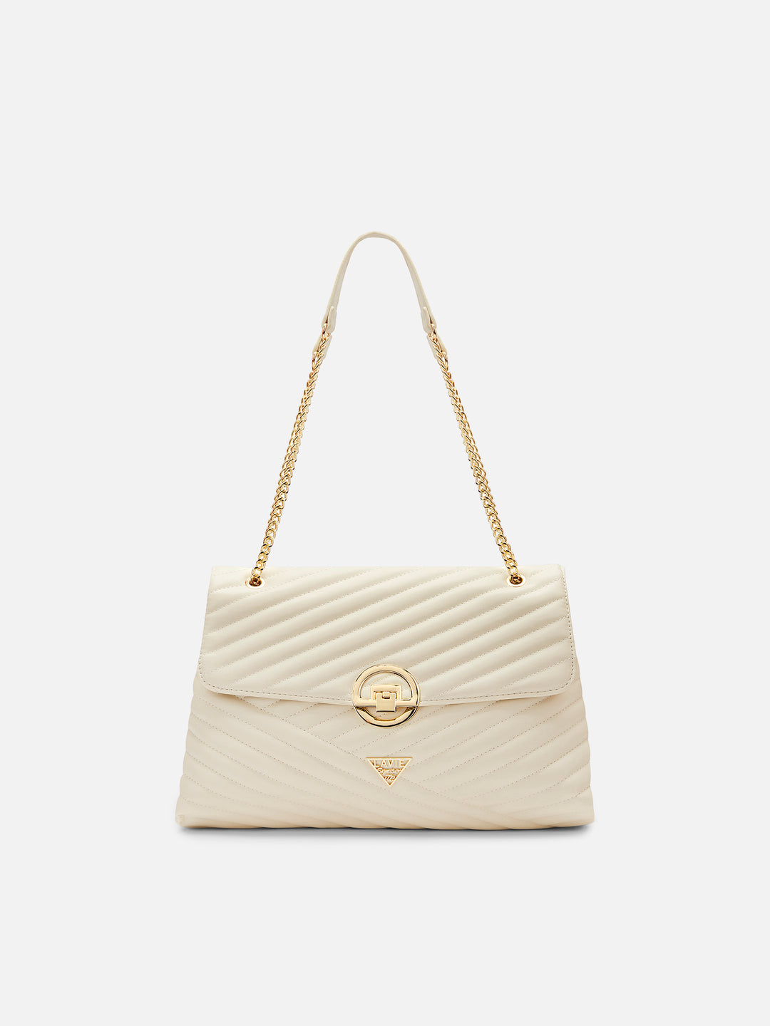 Denver Large Off White Satchel Bag