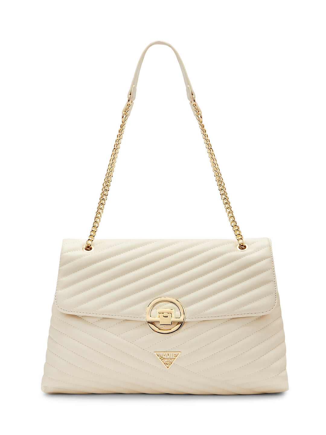 Lavie Signature Denver Large Womens Quilted Flap Satchel