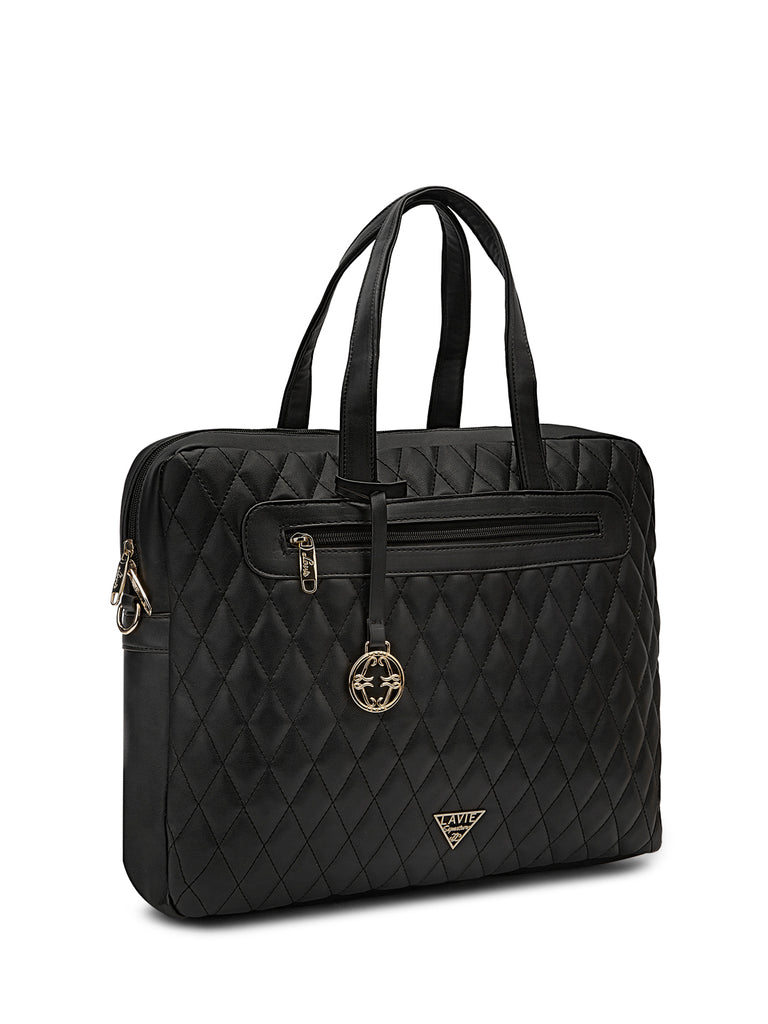 Lavie Signature Arizona Large Black Womens Laptop Bag