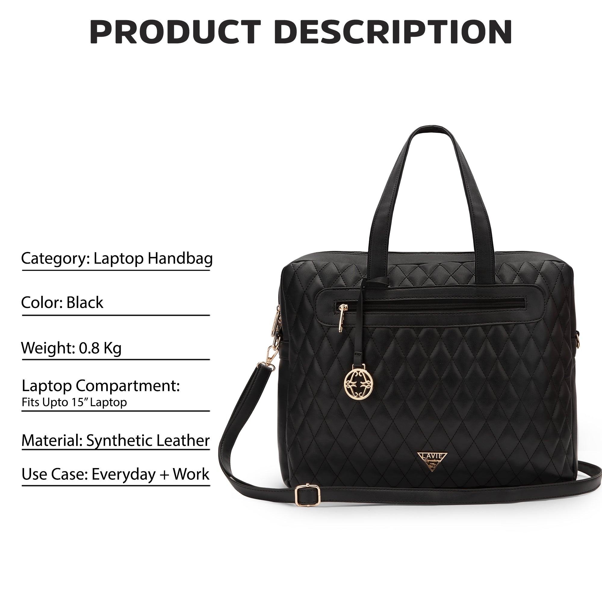 Lavie Signature Arizona Large Womens Laptop Bag