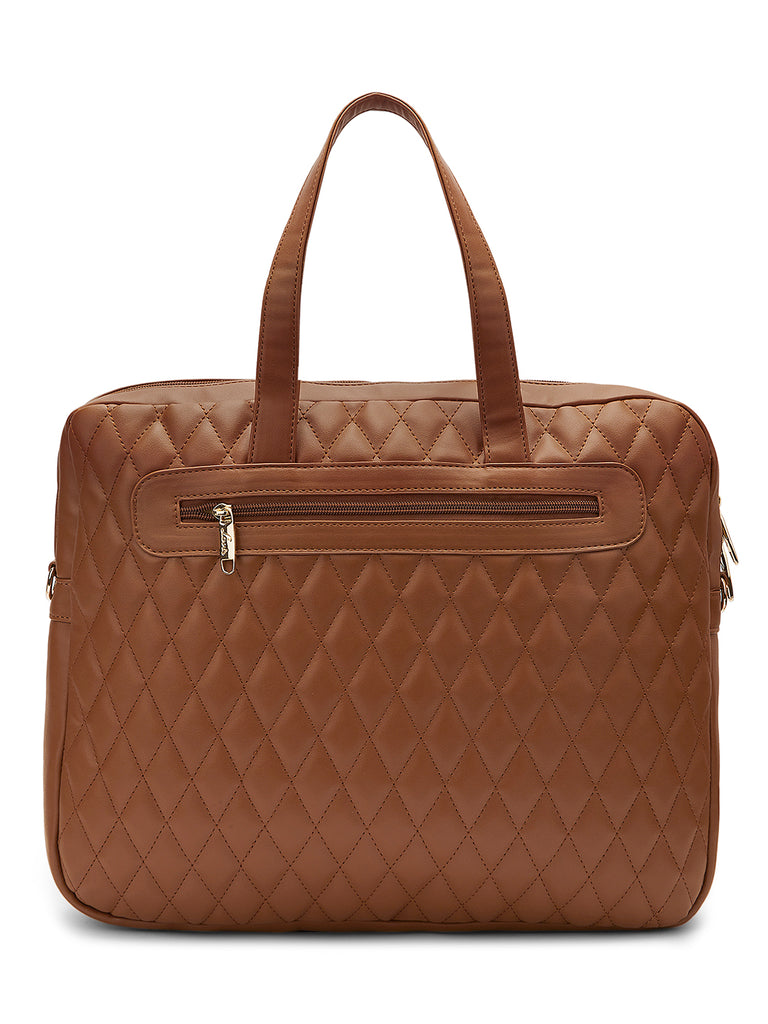 Lavie Signature Arizona Large Tan Womens Laptop Bag