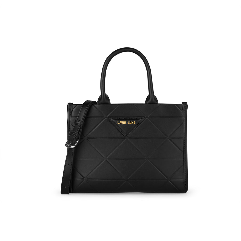 Lavie Luxe Mona Box Medium Satchel Bag